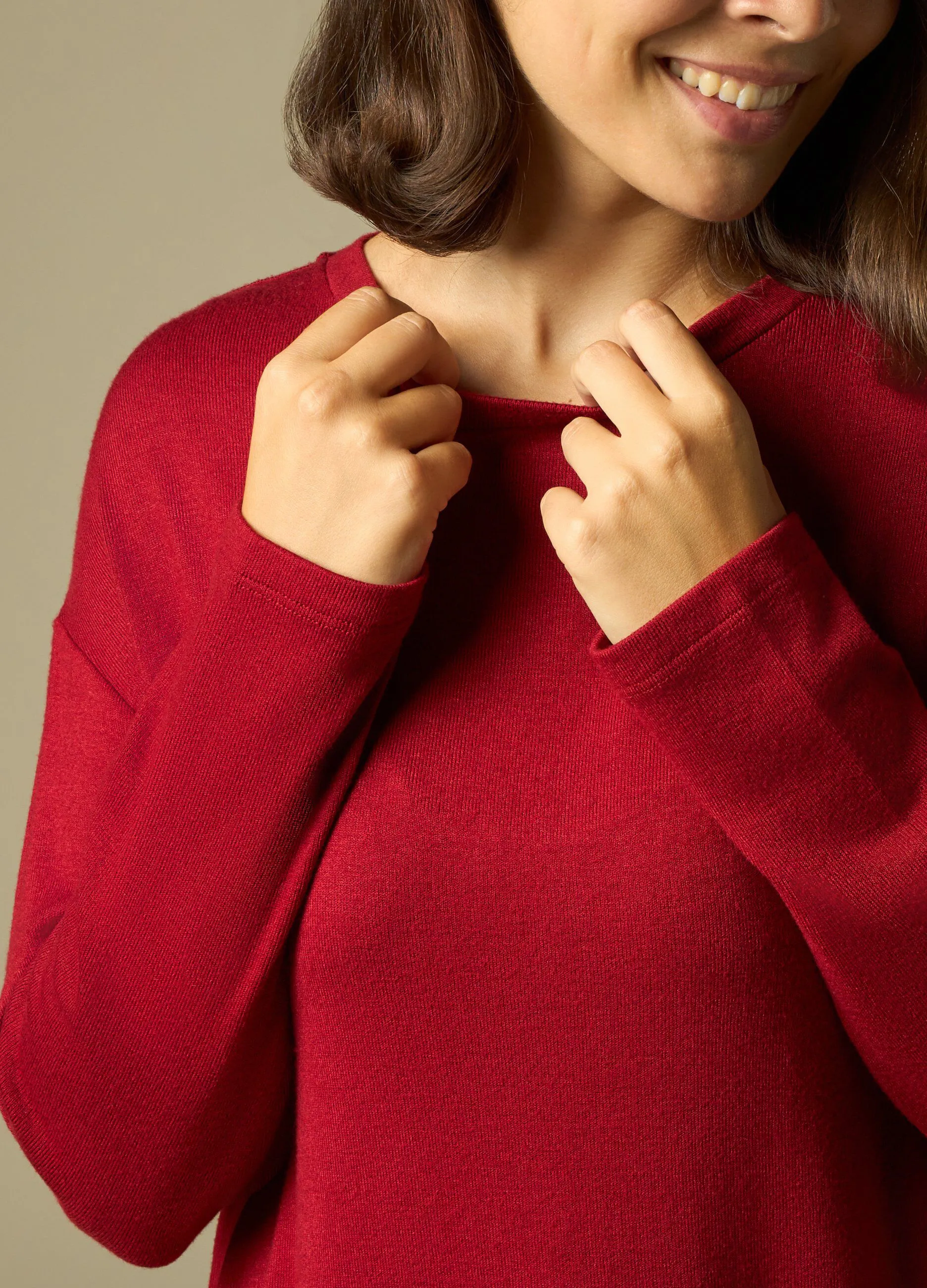 ROSA THEA  T-shirt in misto viscosa stretch donna curvy