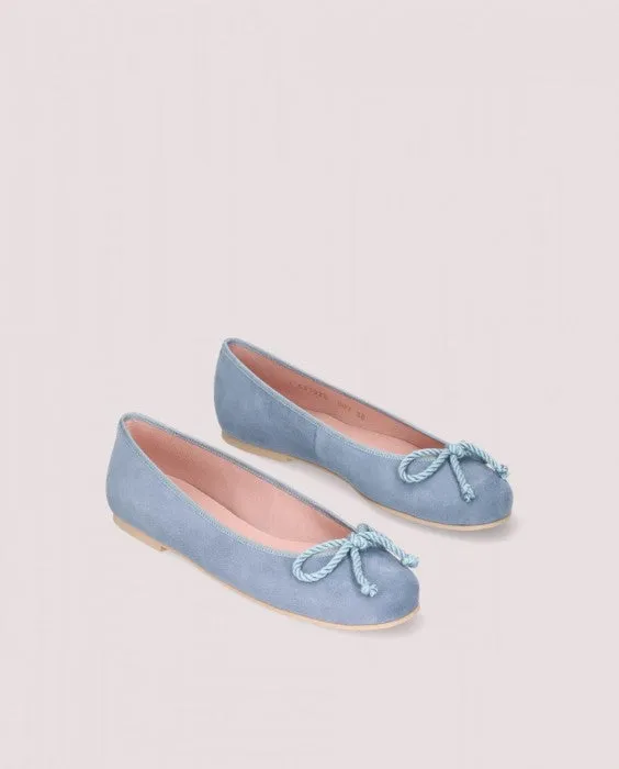 S4-35663 Rosario Ballerina Suede Denim Blue  