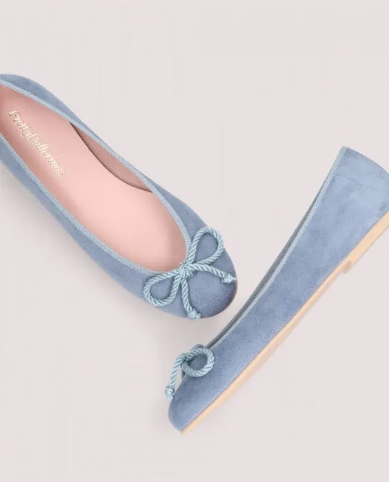 S4-35663 Rosario Ballerina Suede Denim Blue  