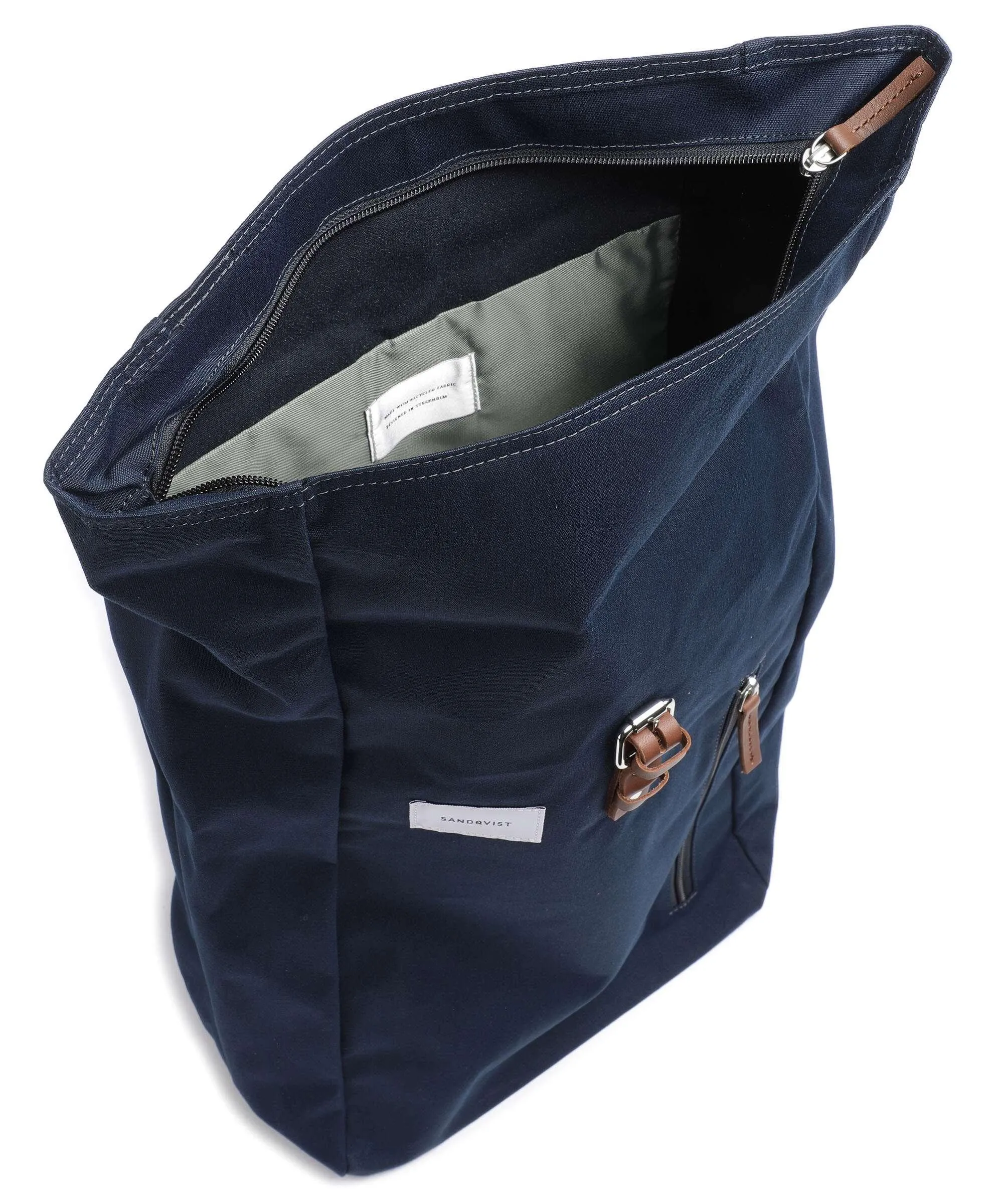  Sandqvist Ground Dante Zaino roll-top 16″ poliestere riciclato navy  