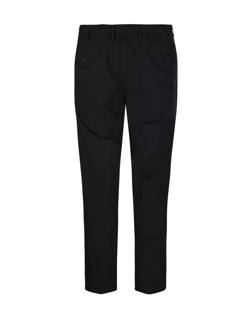 SANTANIELLO  MEN SANTANIELLO BLACK COTTON PANTS