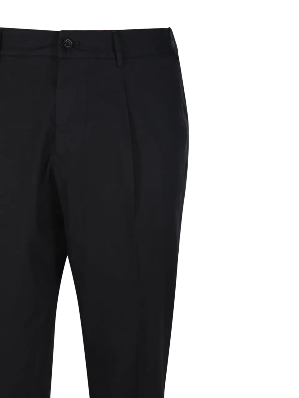  SANTANIELLO  MEN SANTANIELLO BLACK COTTON PANTS
