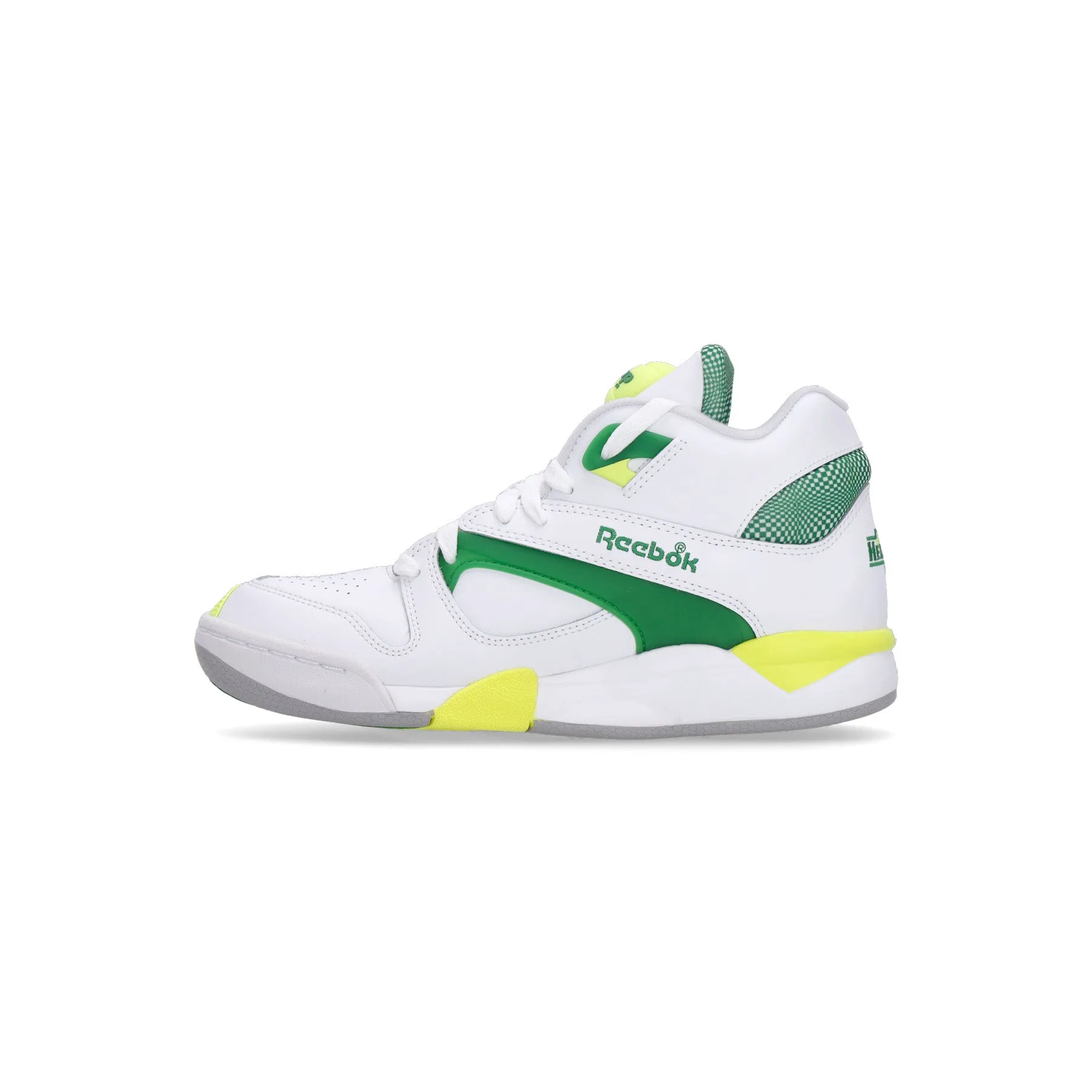 Scarpa Basket Uomo Court Victory Pump Cloud White/glen Green/solar Acid Yellow