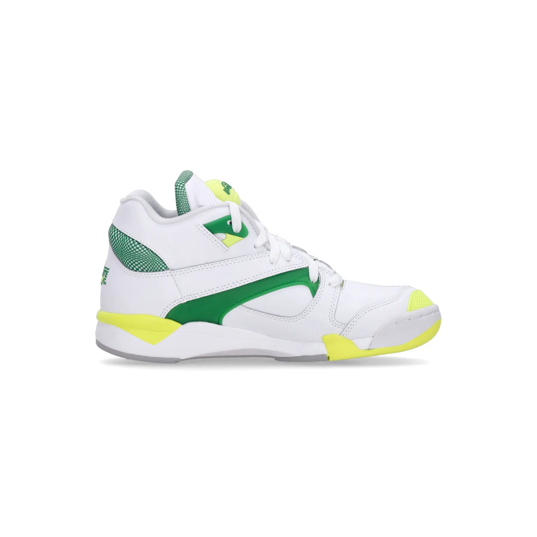 Scarpa Basket Uomo Court Victory Pump Cloud White/glen Green/solar Acid Yellow