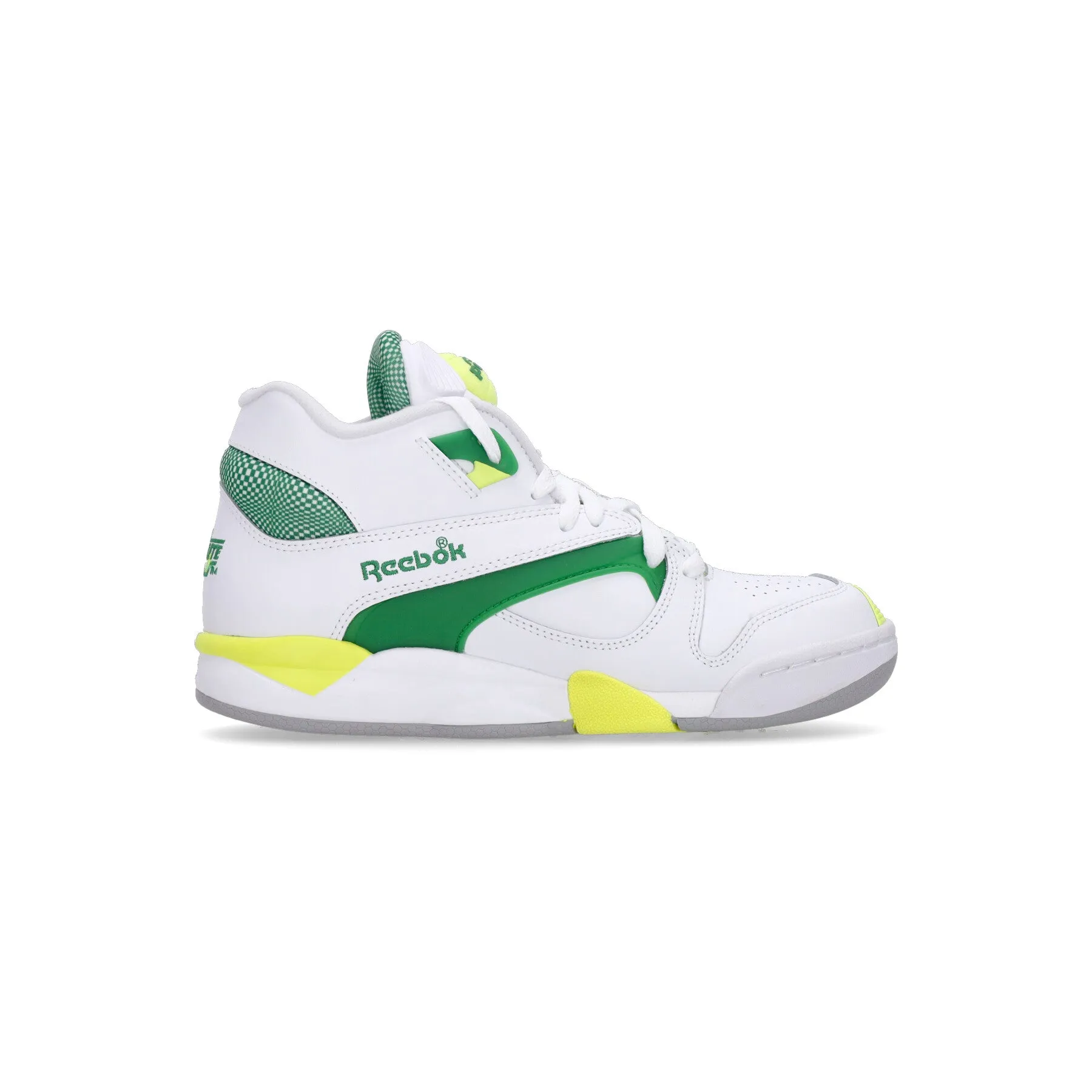 Scarpa Basket Uomo Court Victory Pump Cloud White/glen Green/solar Acid Yellow