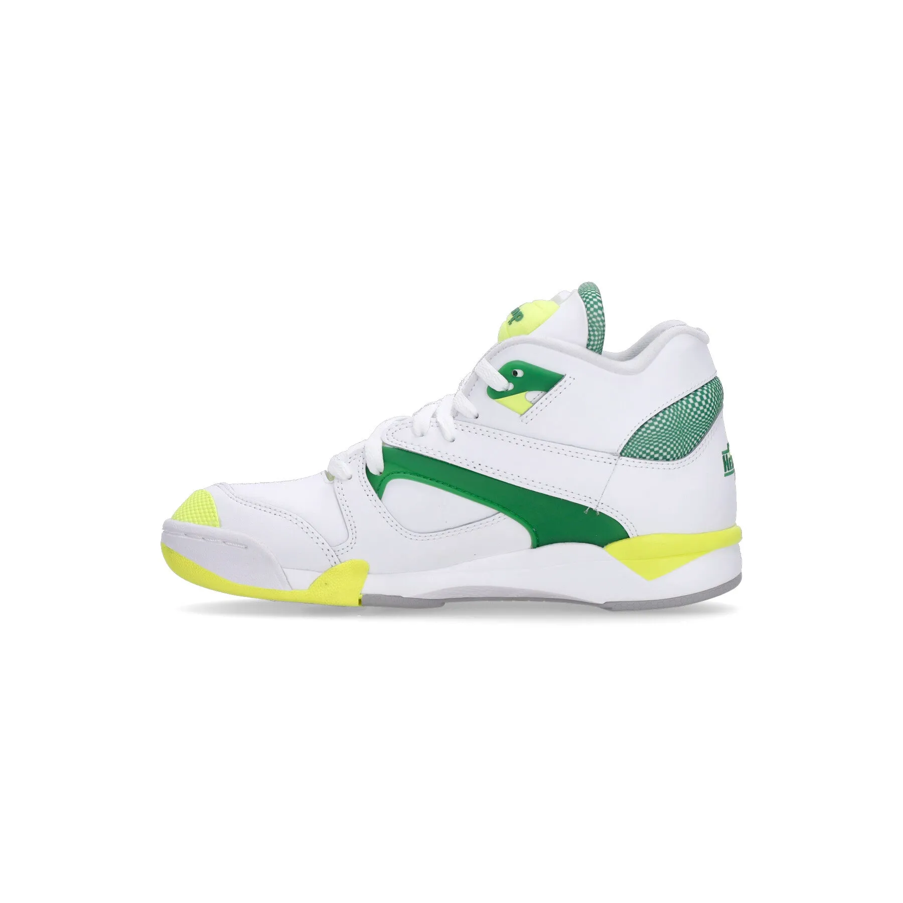 Scarpa Basket Uomo Court Victory Pump Cloud White/glen Green/solar Acid Yellow