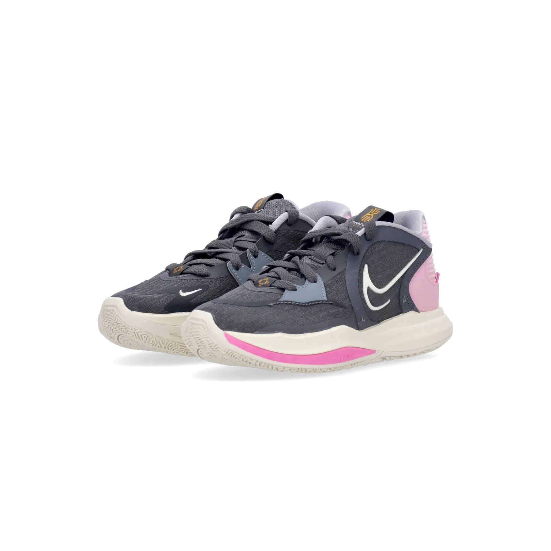 Scarpa Basket Uomo Kyrie Low 5 Iron Grey/coconut Milk/wolf Grey