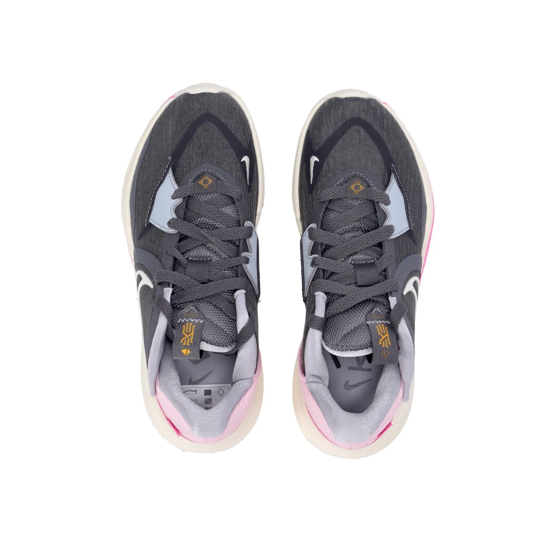 Scarpa Basket Uomo Kyrie Low 5 Iron Grey/coconut Milk/wolf Grey