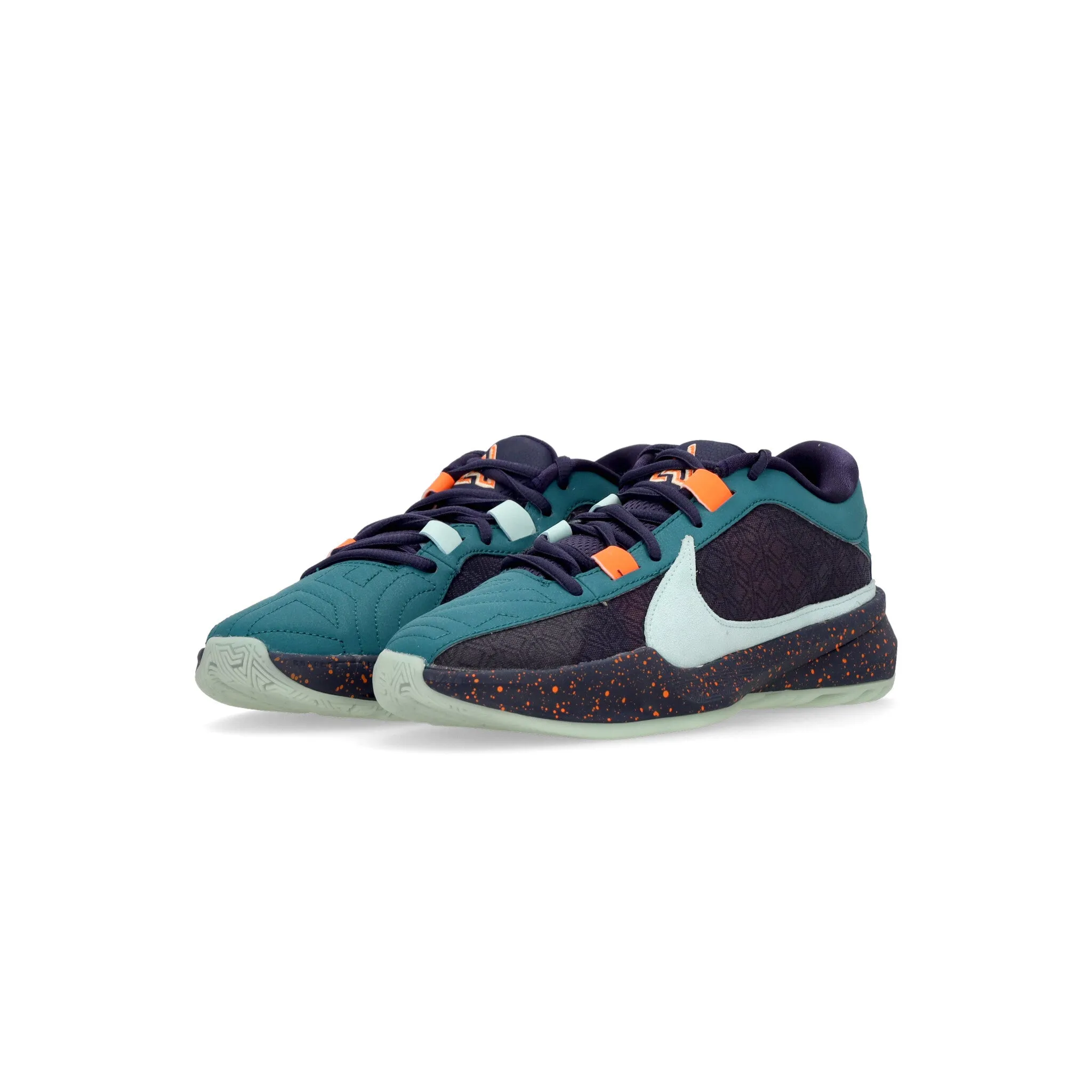 Scarpa Basket Uomo Zoom Freak 5 Geode Teal/purple Ink/total Orange/jade Ice