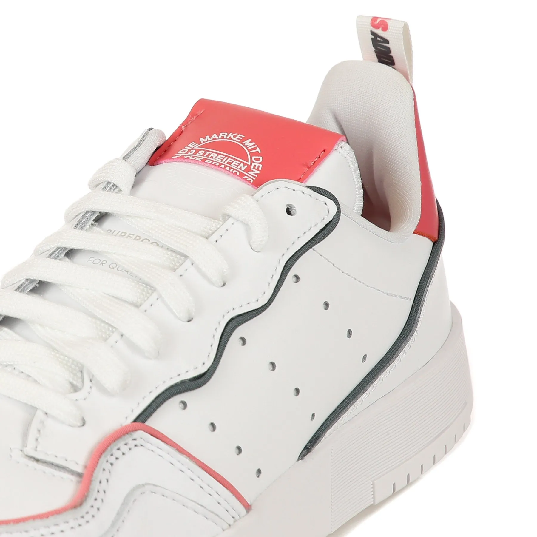 Scarpa Bassa Uomo Supercourt Cloud White/cloud White/hazy Rose