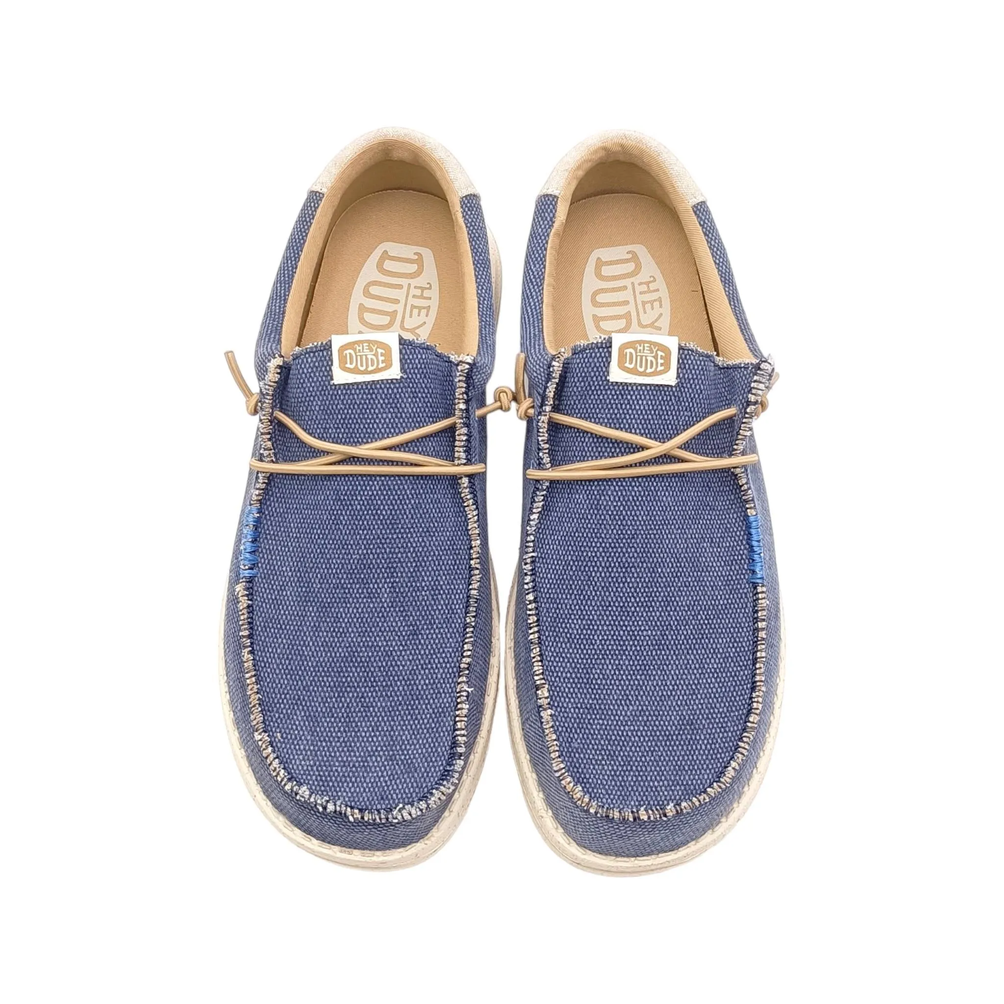Scarpa Uomo Hey dude Wally coastline jute 40952/410 navy