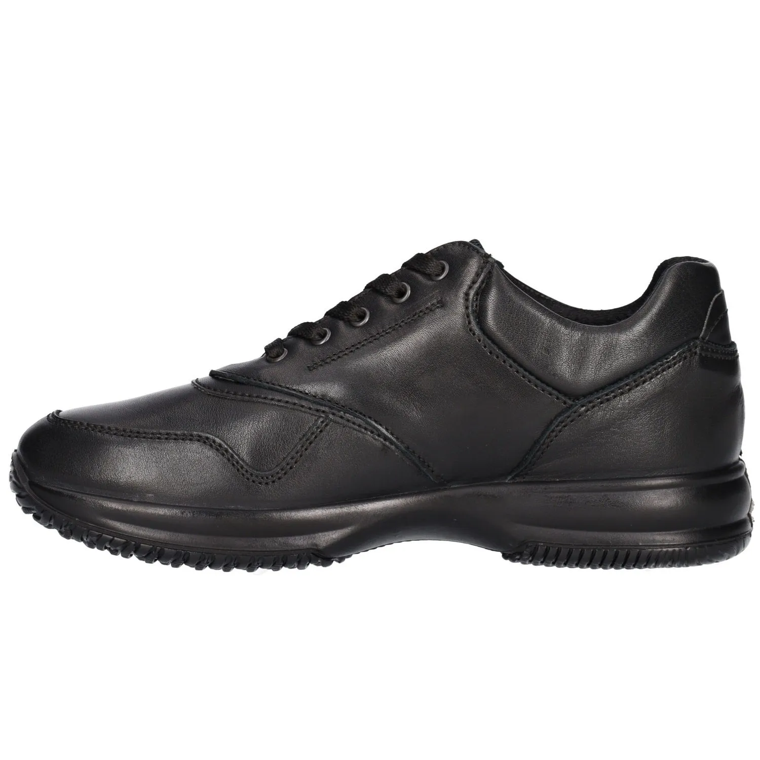 Scarpe classiche da Uomo - ENVAL Art. 3714000 sneakers nero in pelle