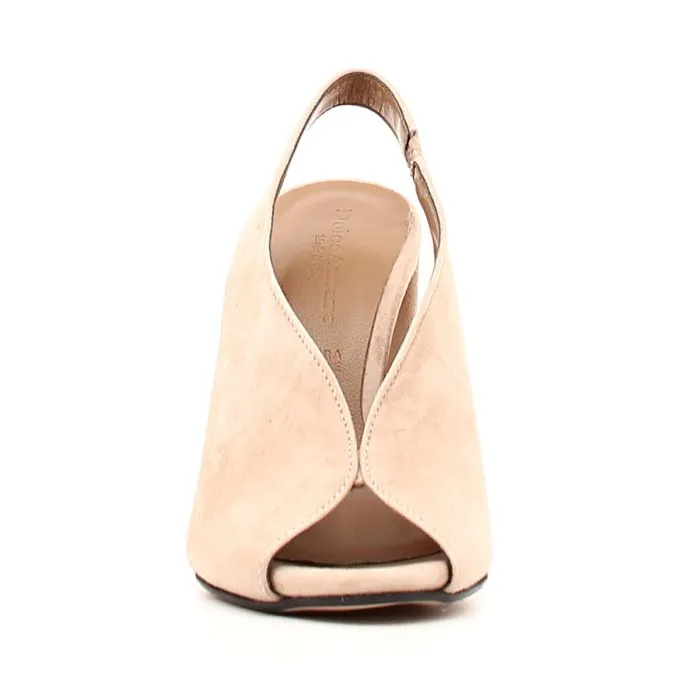 SCARPE CON TACCO IN CAMOSCIO
