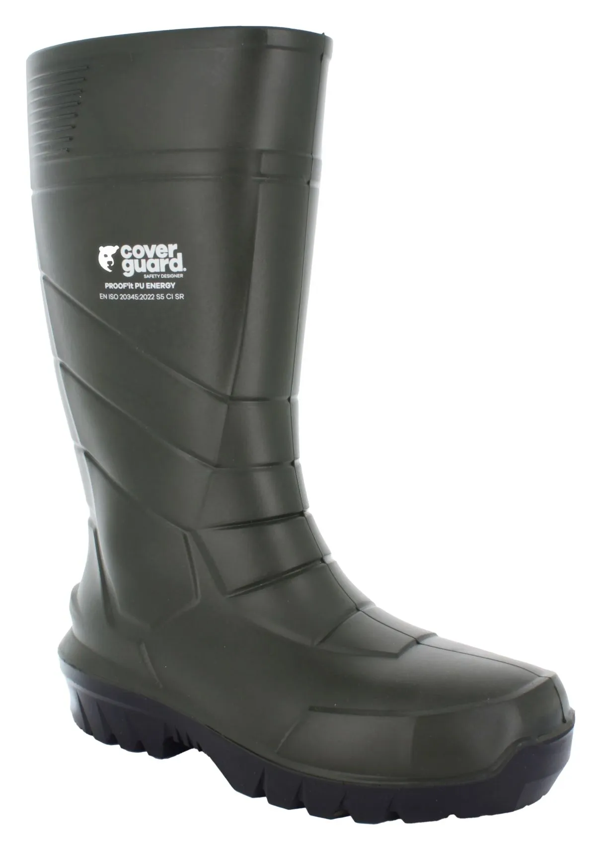 Scarponcino antinfortunistico Coverguard da  Unisex tg. 42, col. Verde/nero