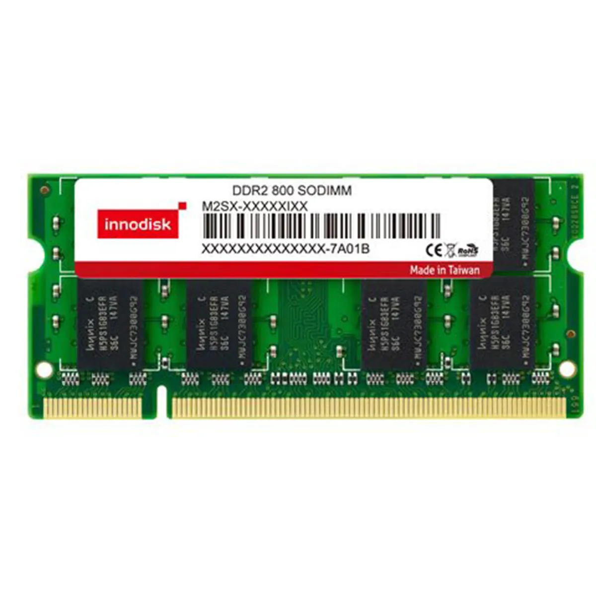 Scheda RAM Laptop InnoDisk 1 GB Sì, 800MHz