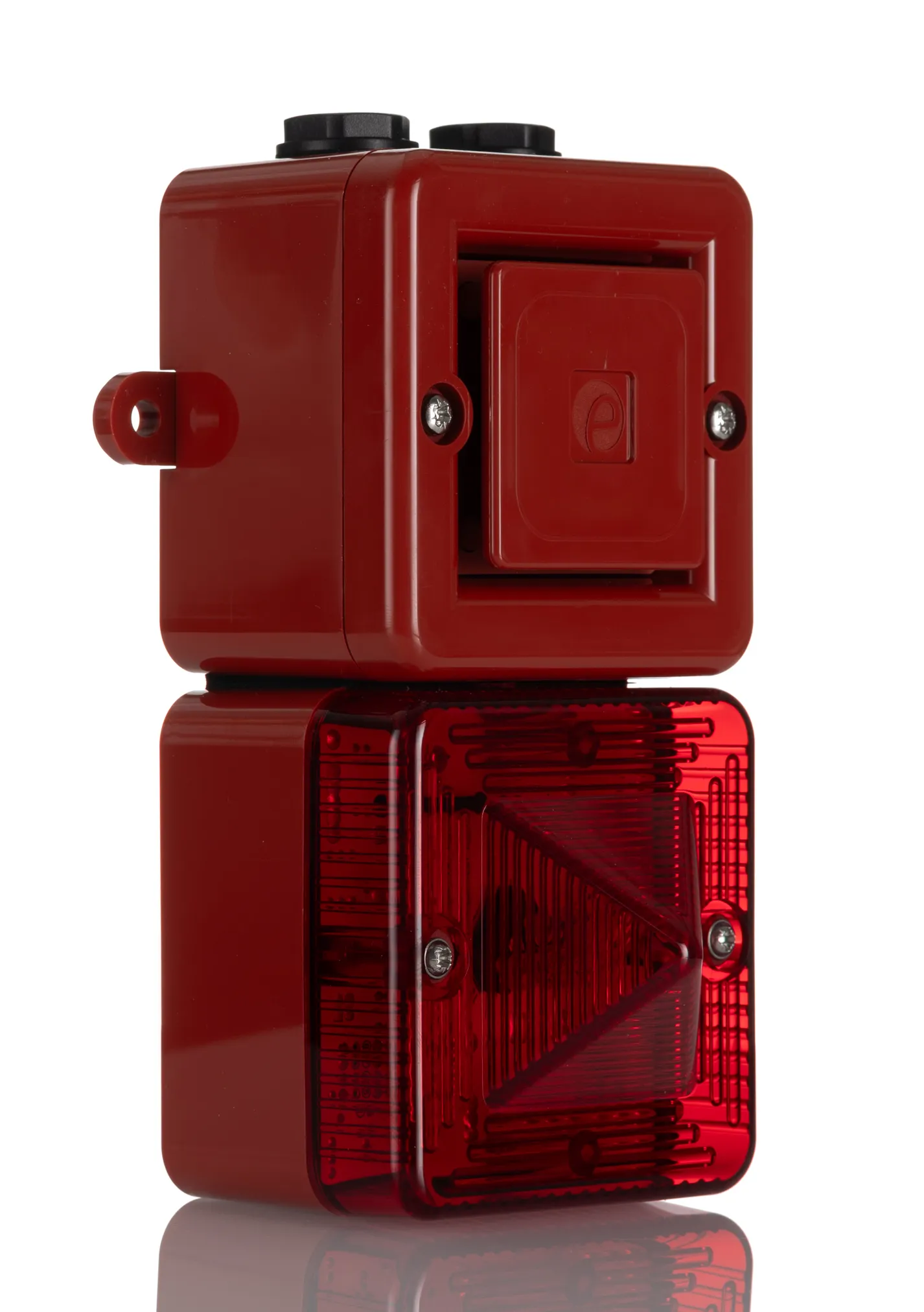Segnalatore acustico e luminoso e2s serie SONFL1X, Rosso, 230 V c.a., 100dB a 1 m, IP66
