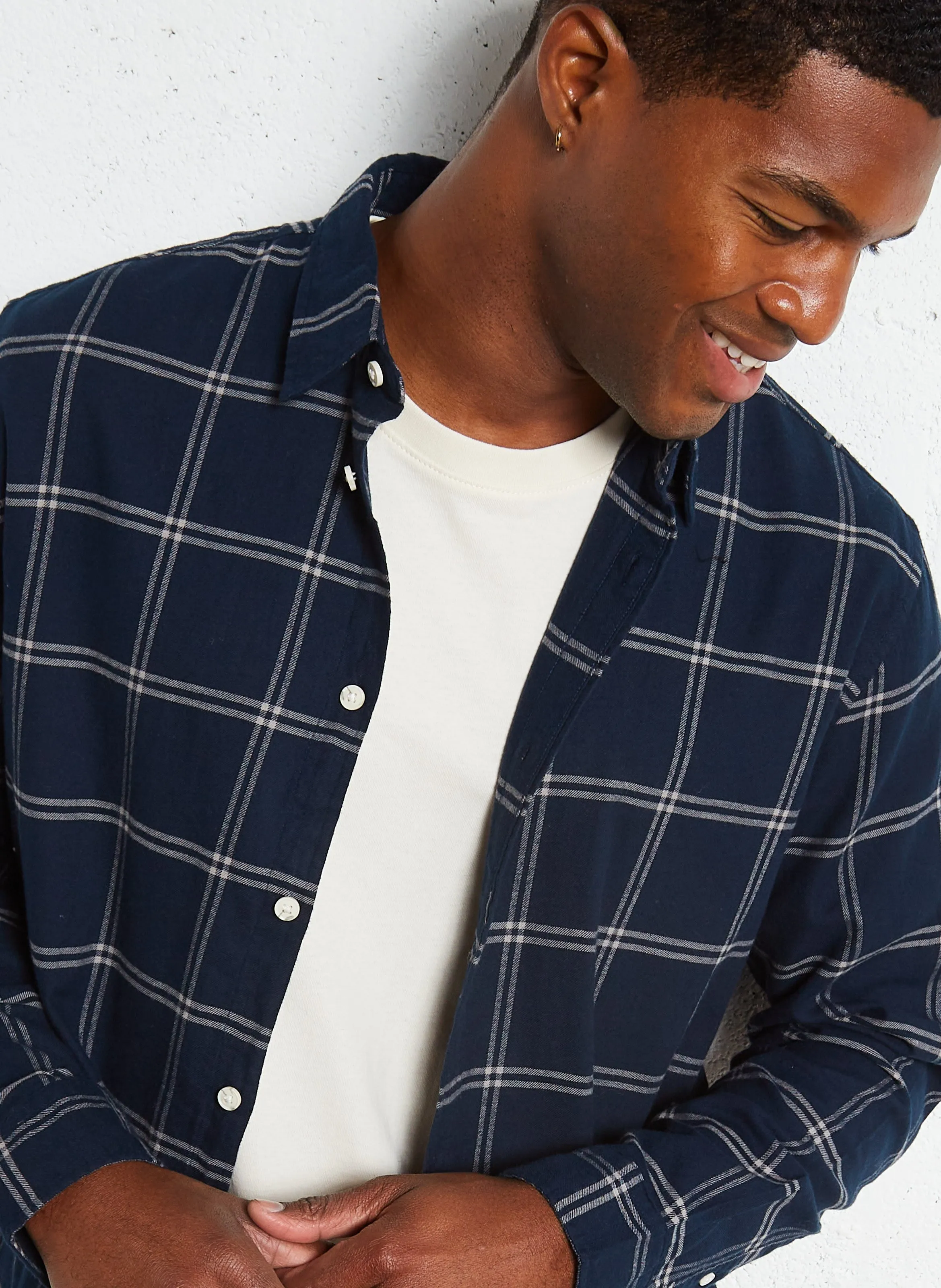  SELECTED   Camicia regular fit collo classico in cotone | Blu