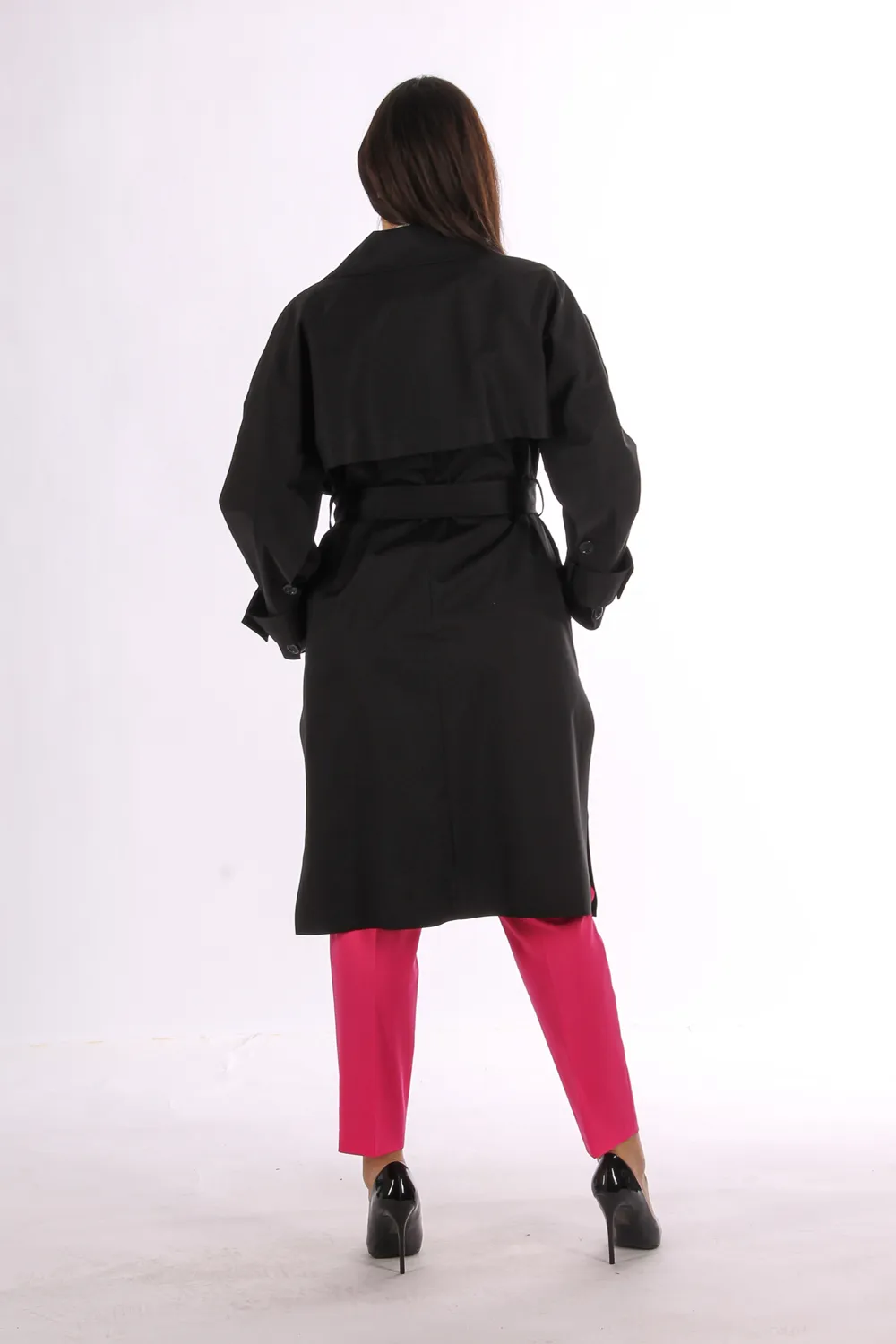 SEVENTY | TRENCH CON DETTAGLIO CARRÉ - Punto Blu