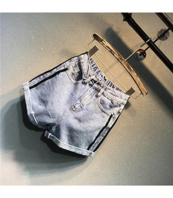 Shorts righe denim