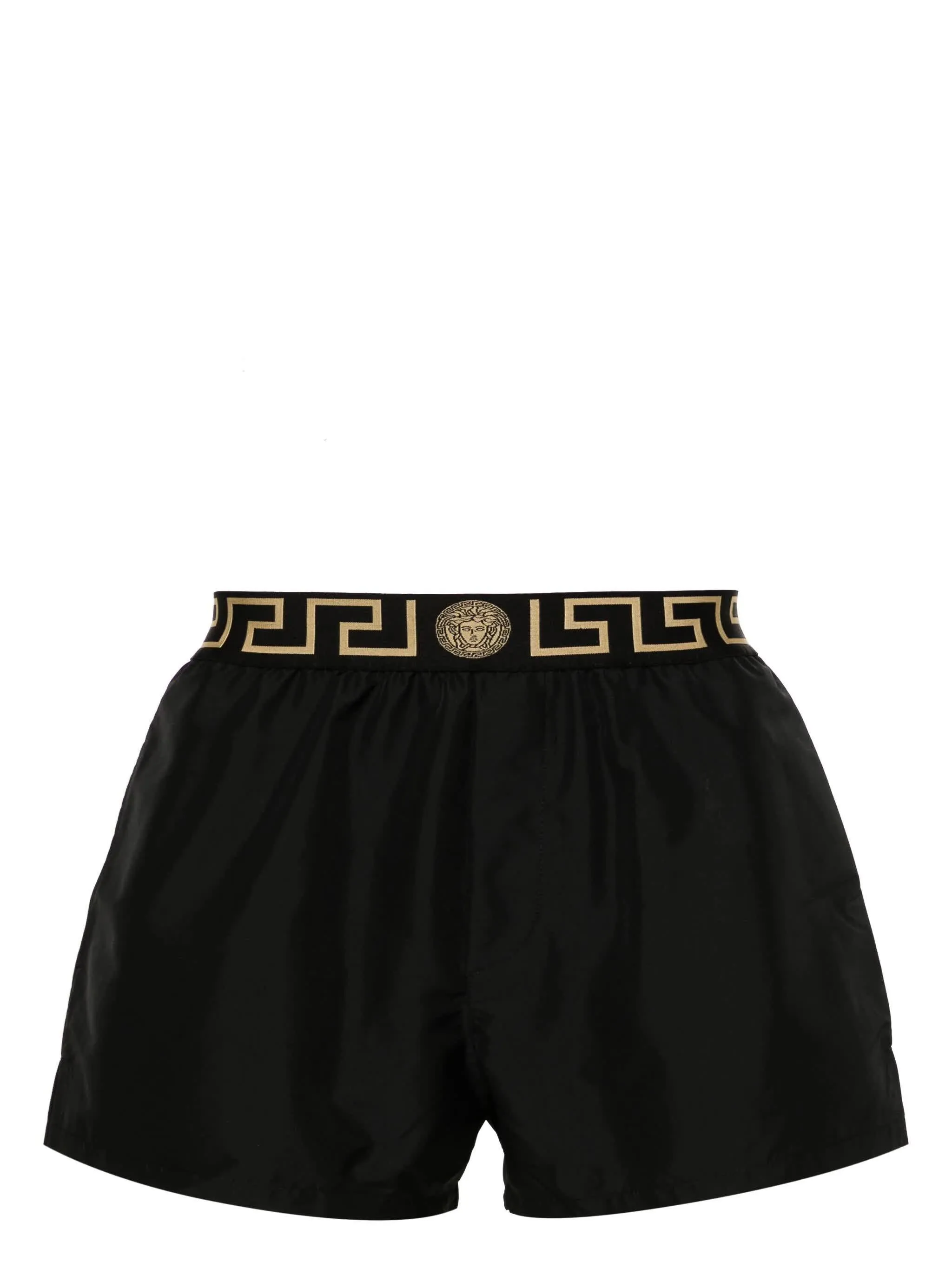 Shorts Versace con bordo greco