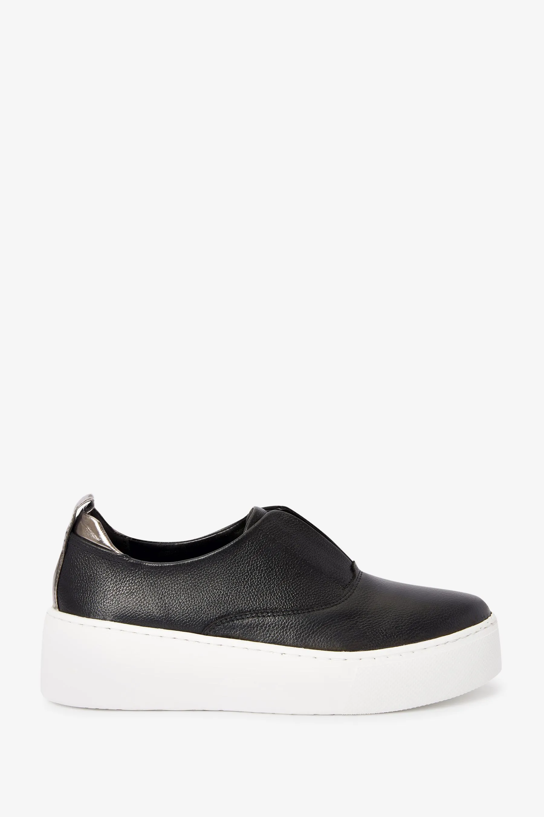 Signature Forever® Comfort Leather Chunky Wedge Platform Scarpe da ginnastica    