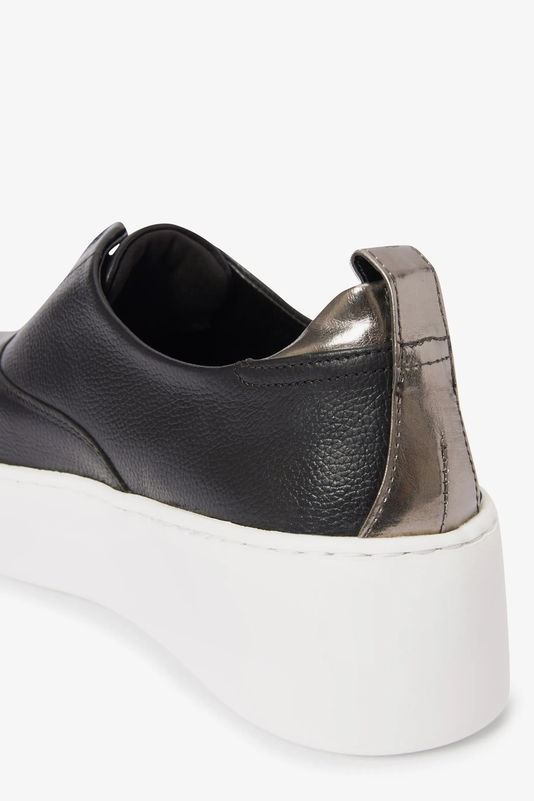 Signature Forever® Comfort Leather Chunky Wedge Platform Scarpe da ginnastica    