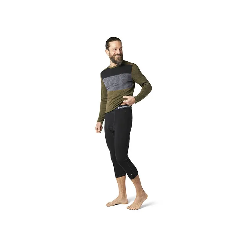 Smartwool Men's Merino 250 Base Layer 3/4 Bottom BLACK