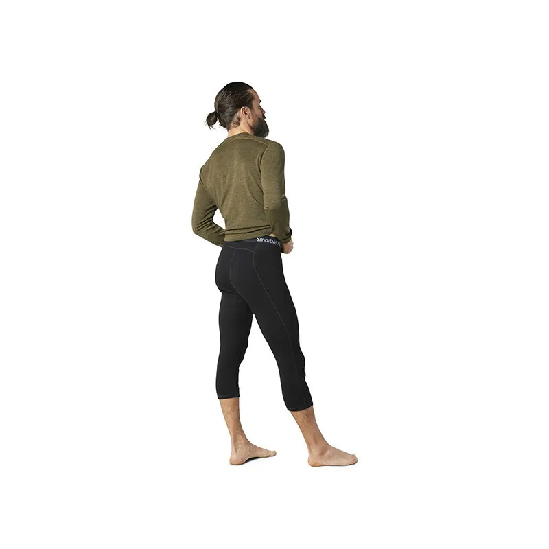 Smartwool Men's Merino 250 Base Layer 3/4 Bottom BLACK
