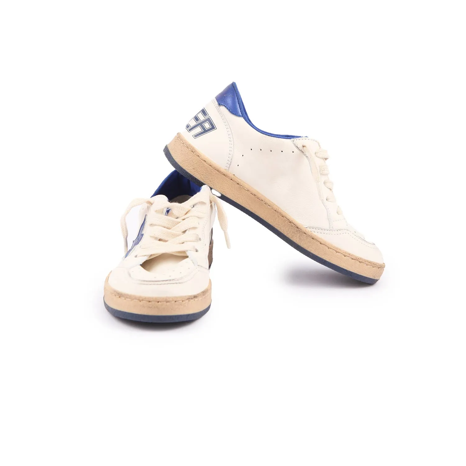 Sneaker Ball Star Unisex Bianca E Blu Junior