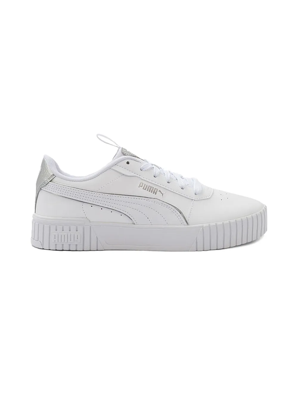 Sneakers Basse PUMA Bambino Carina 2.0 Pop Up Me,PUMA White-Mat Bianco