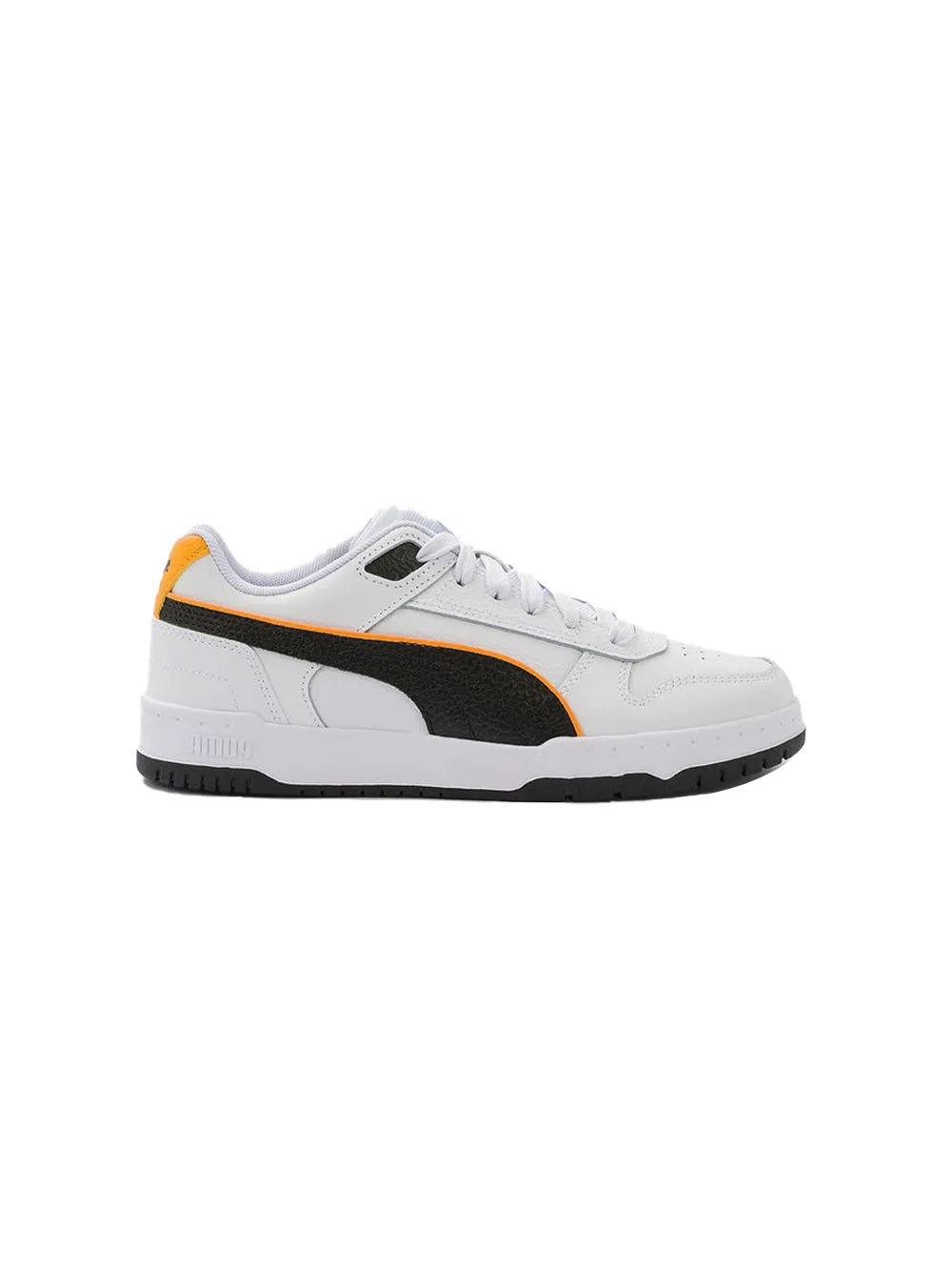 Sneakers Basse PUMA Bambino RBD Game Low Jr,PUMA White-PUMA Bla Bianco
