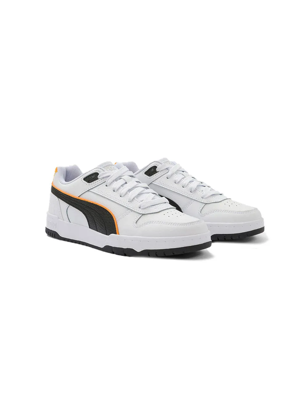 Sneakers Basse PUMA Bambino RBD Game Low Jr,PUMA White-PUMA Bla Bianco