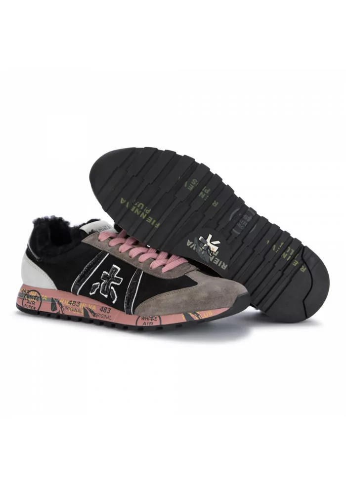 SNEAKERS DONNA PREMIATA | LUCY NERO FODERA IN PELO