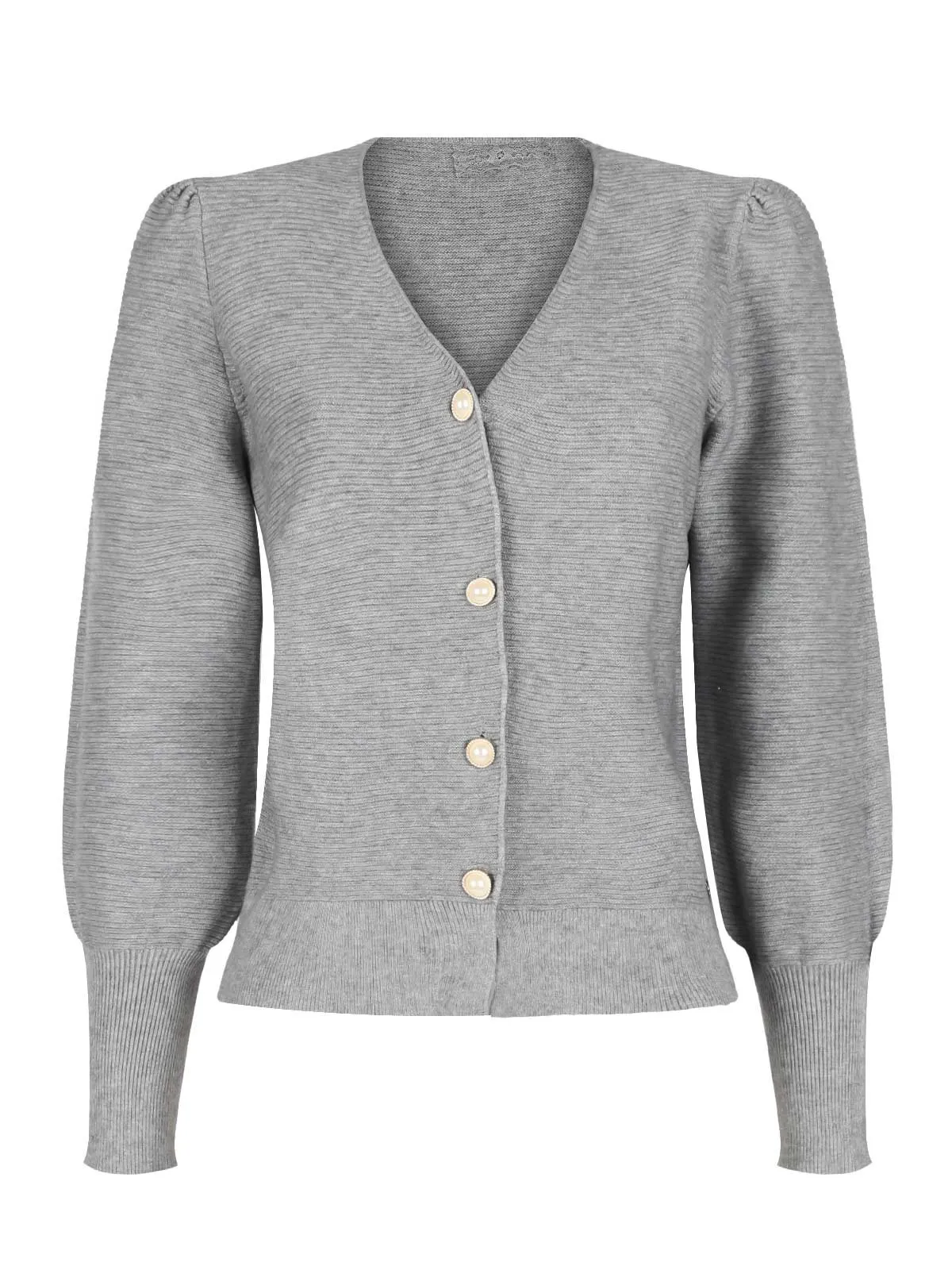 Solada Cardigan femme à manches ballon