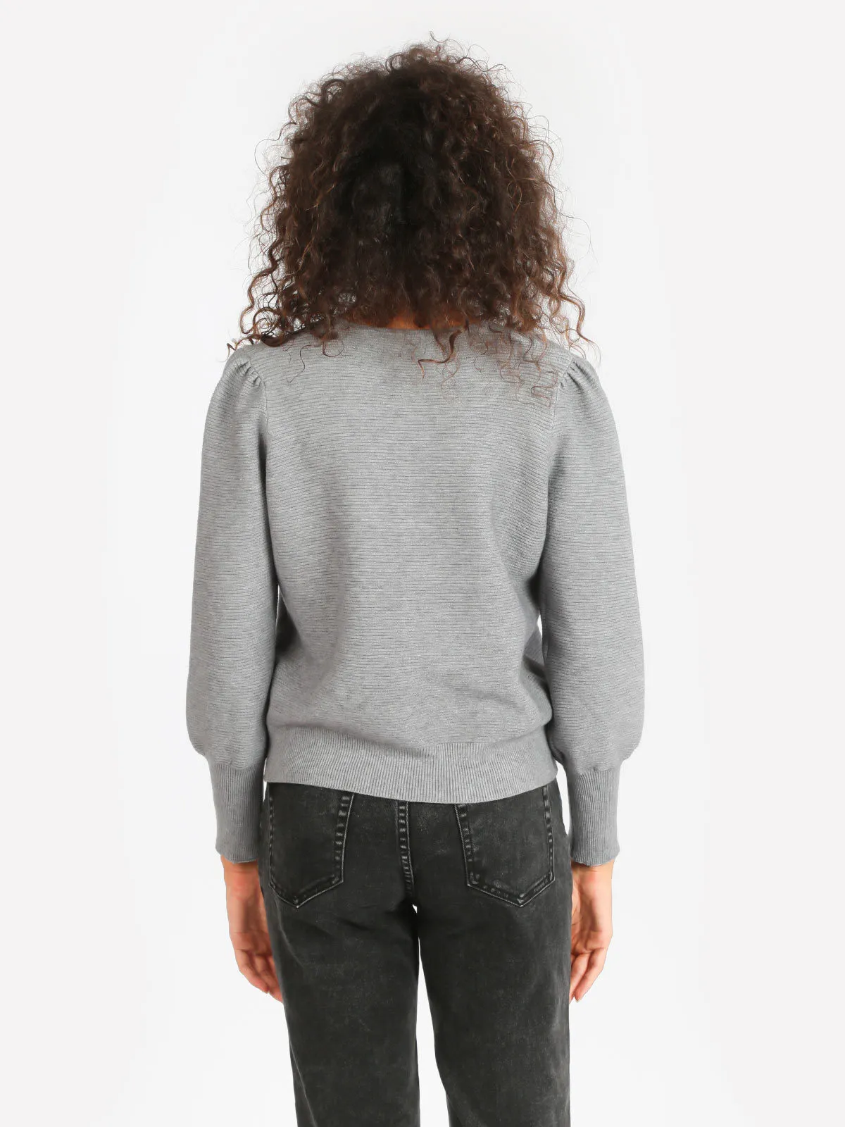 Solada Cardigan femme à manches ballon