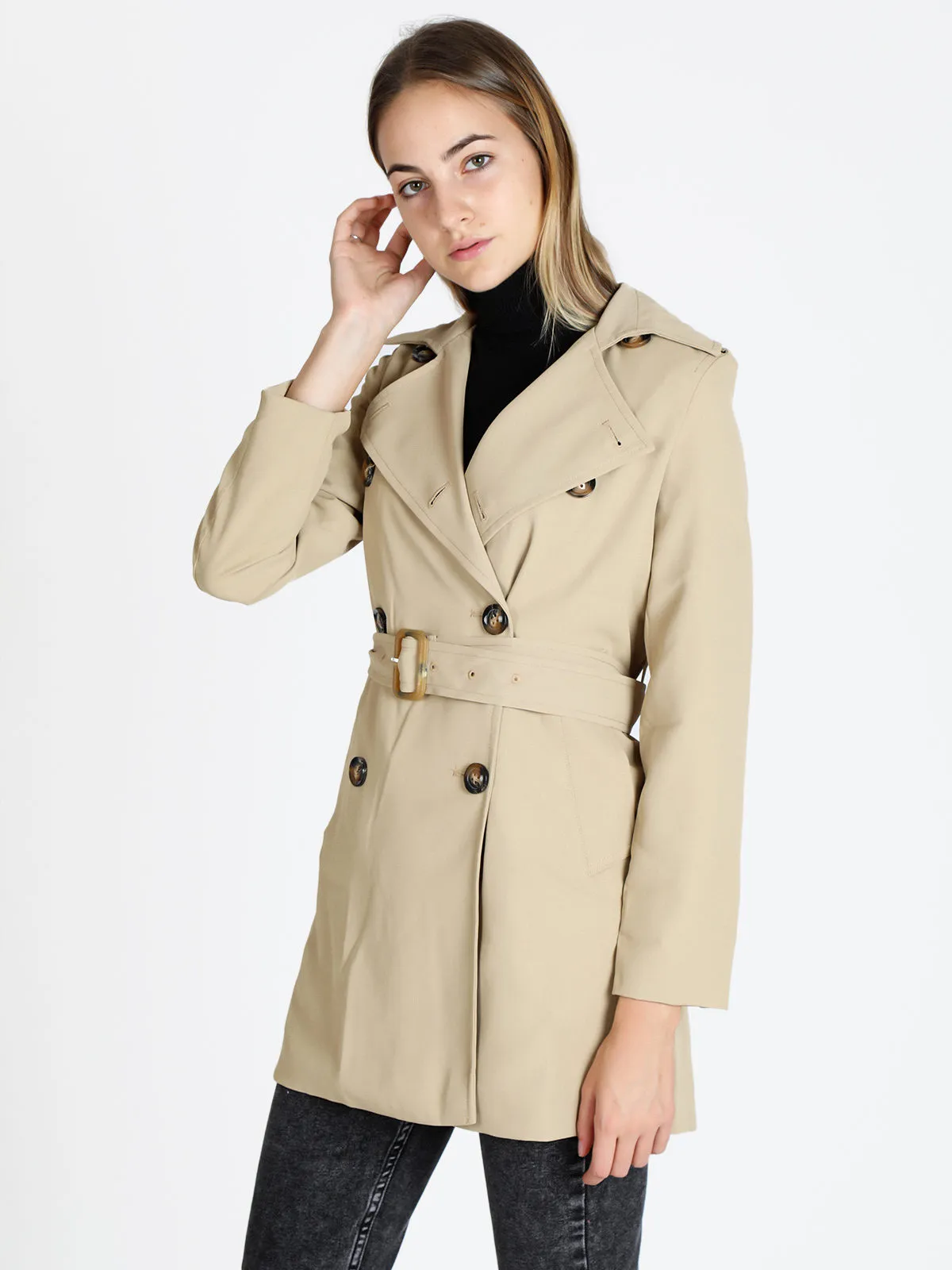 Solada Trench femme double boutonnage