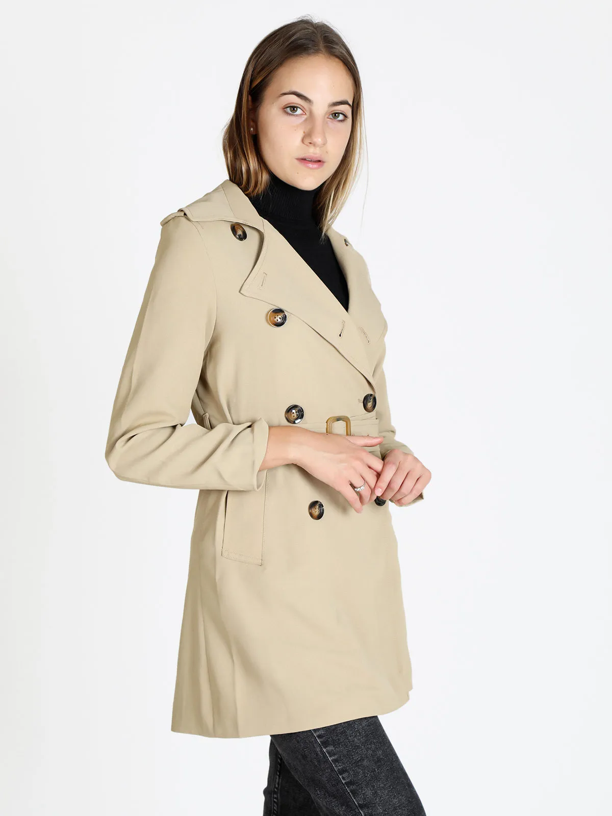 Solada Trench femme double boutonnage