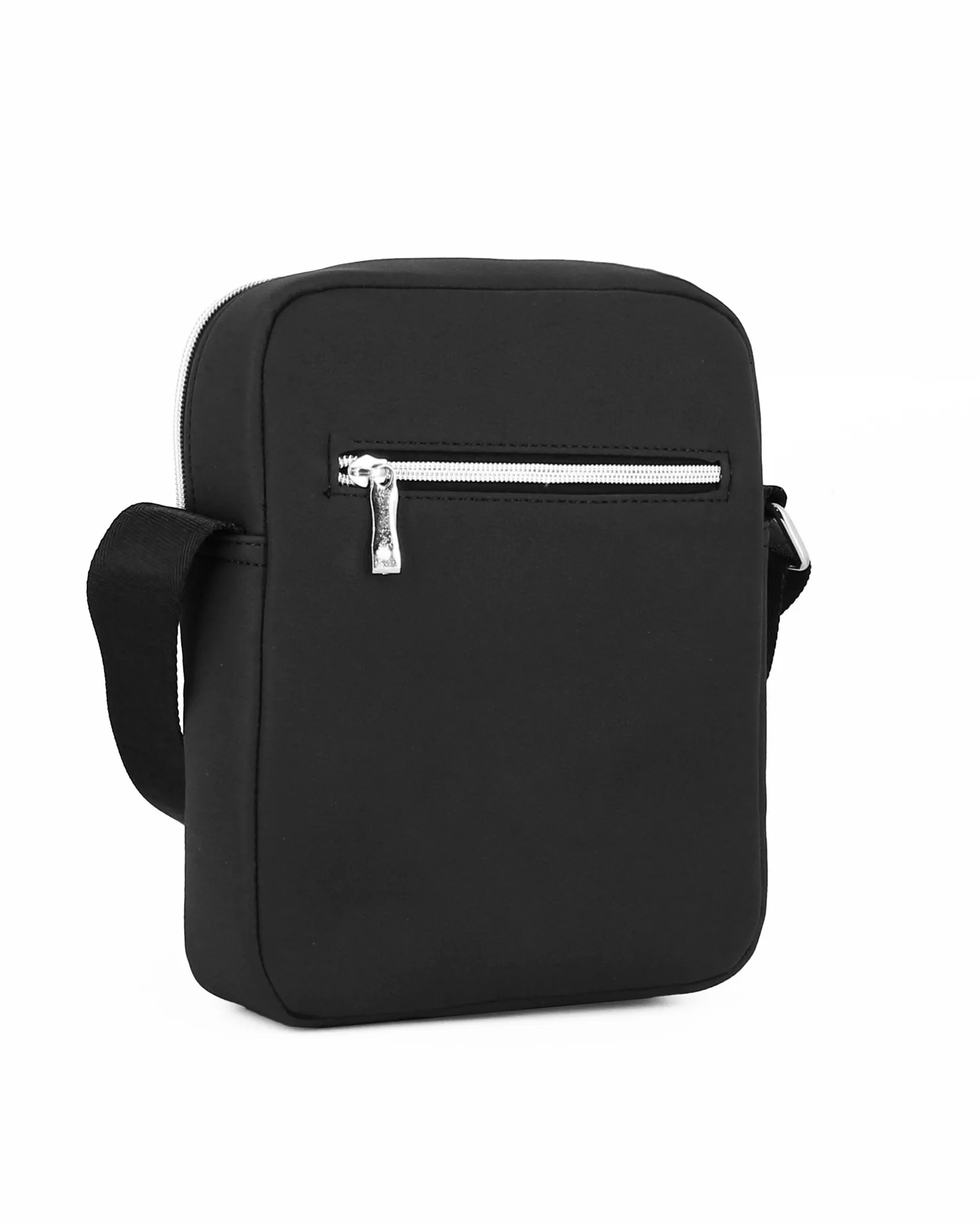 SOLO SOPRANI - Borsello nero con due tasche frontali e una tasca posteriore                                            Previous 