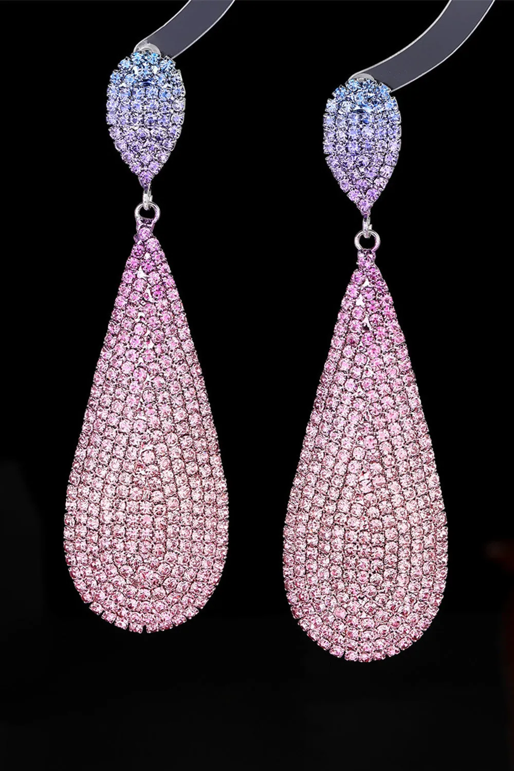 Sparkly Diamantato-tempestato Accessori Orecchini di lusso