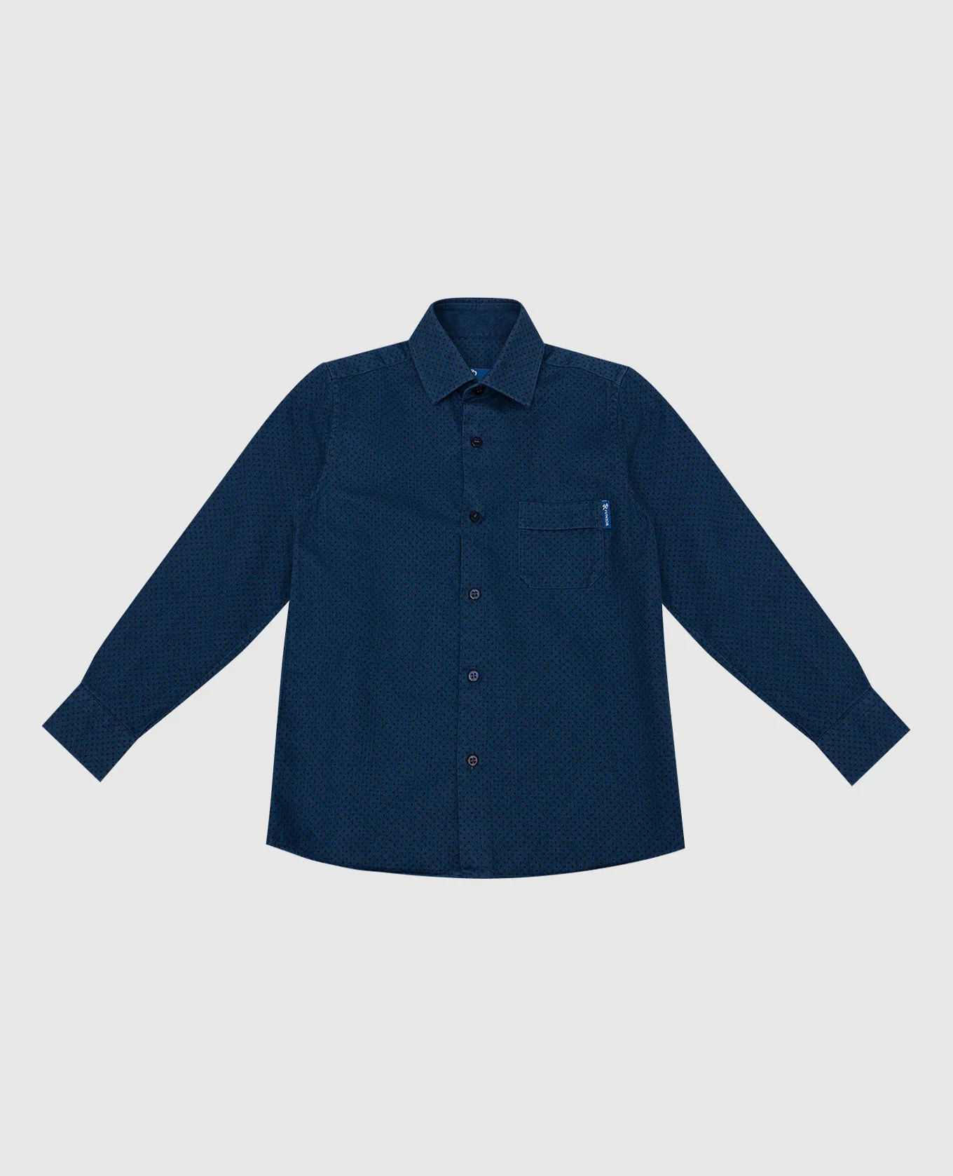 Stefano Ricci Maglietta blu per bambini con piselli YC004119SX1800