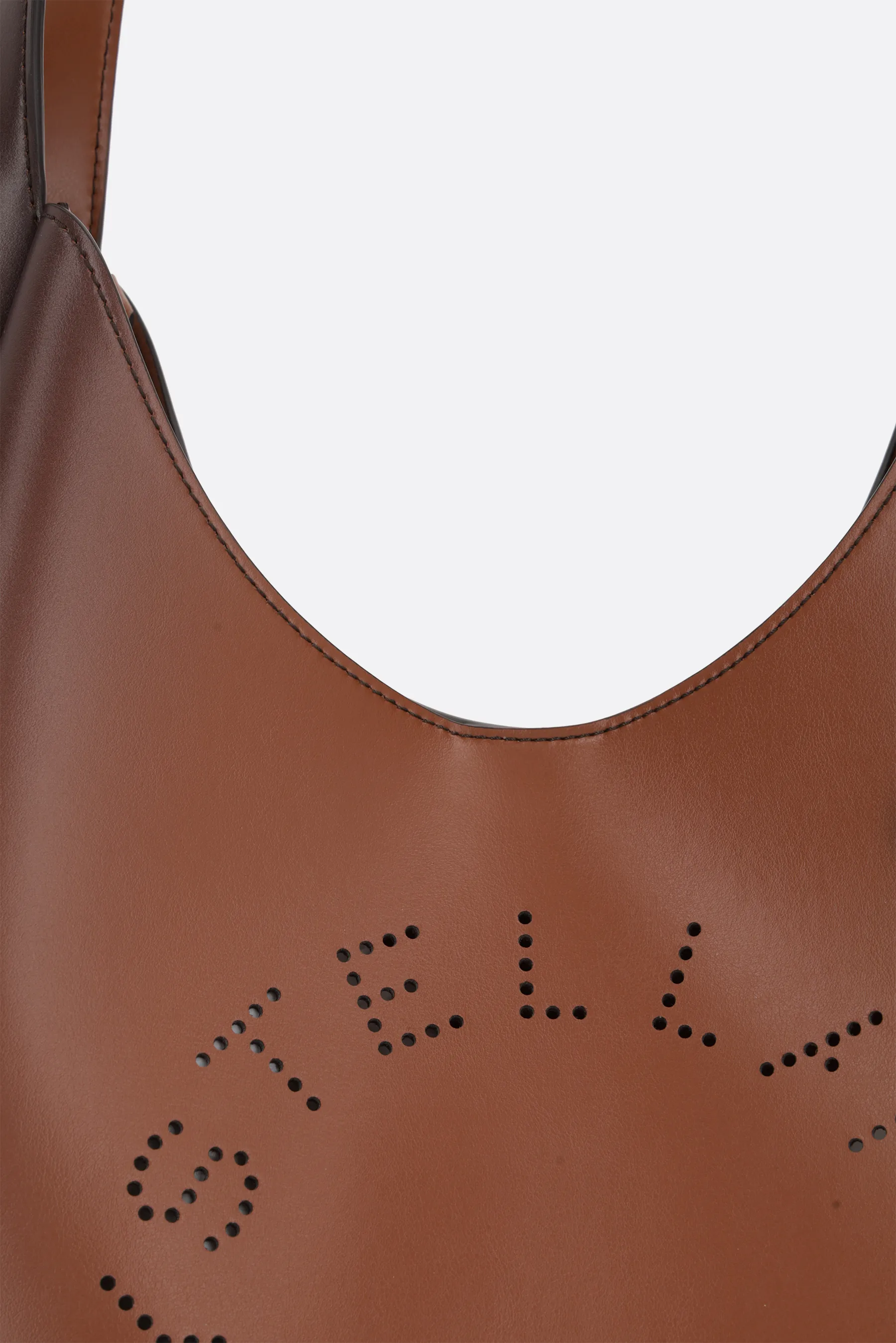  STELLA McCARTNEY borsa hobo Logo in Aged Alter Mat 
