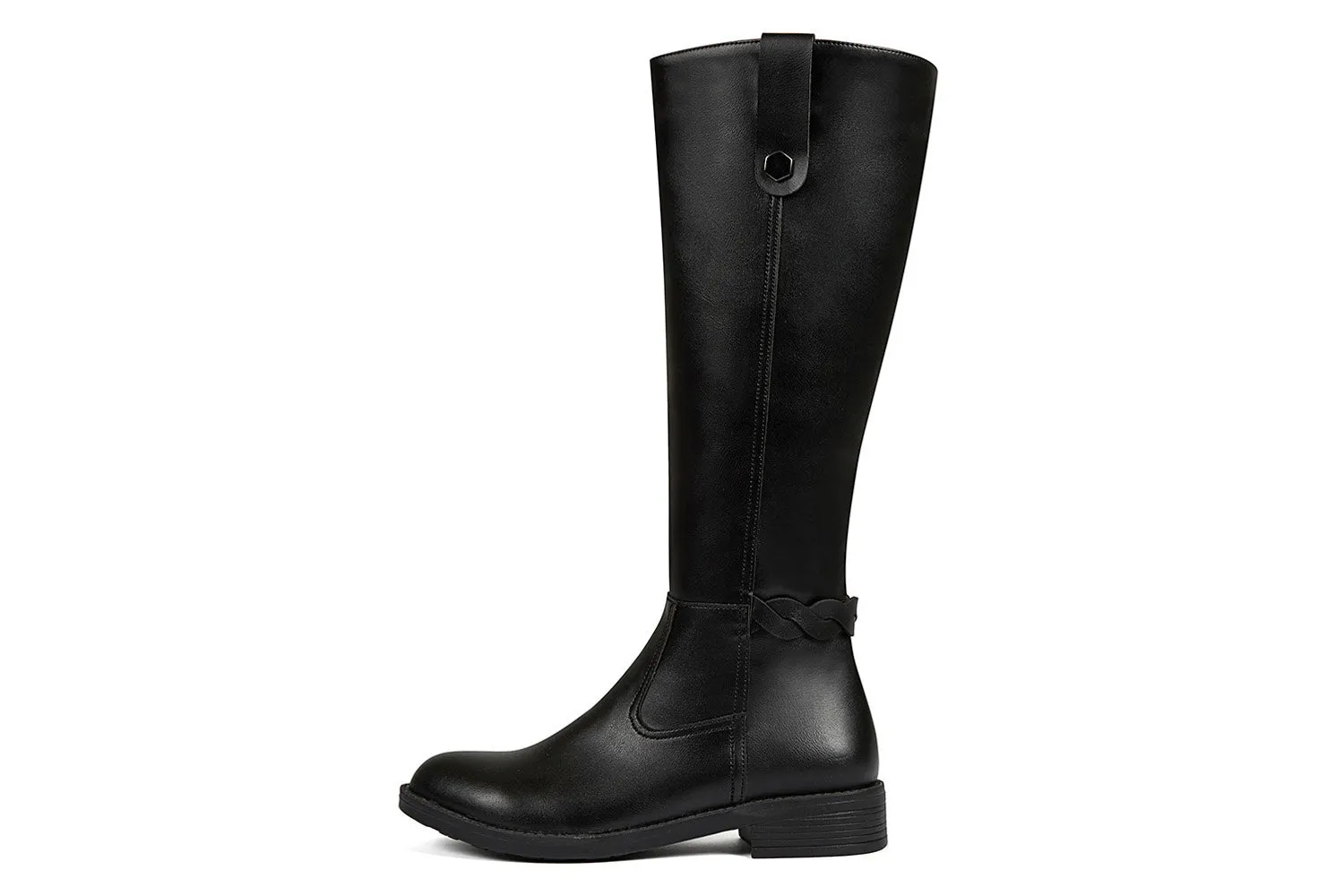 Stivale flat Donna colore Nero