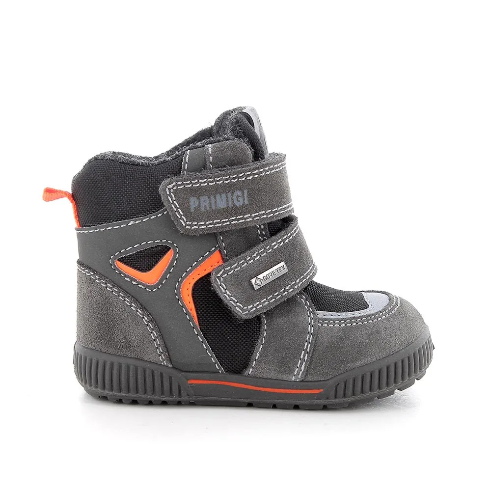 Stivaletti gore-tex da bambino grigio-nero            