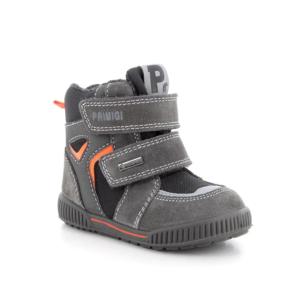 Stivaletti gore-tex da bambino grigio-nero            