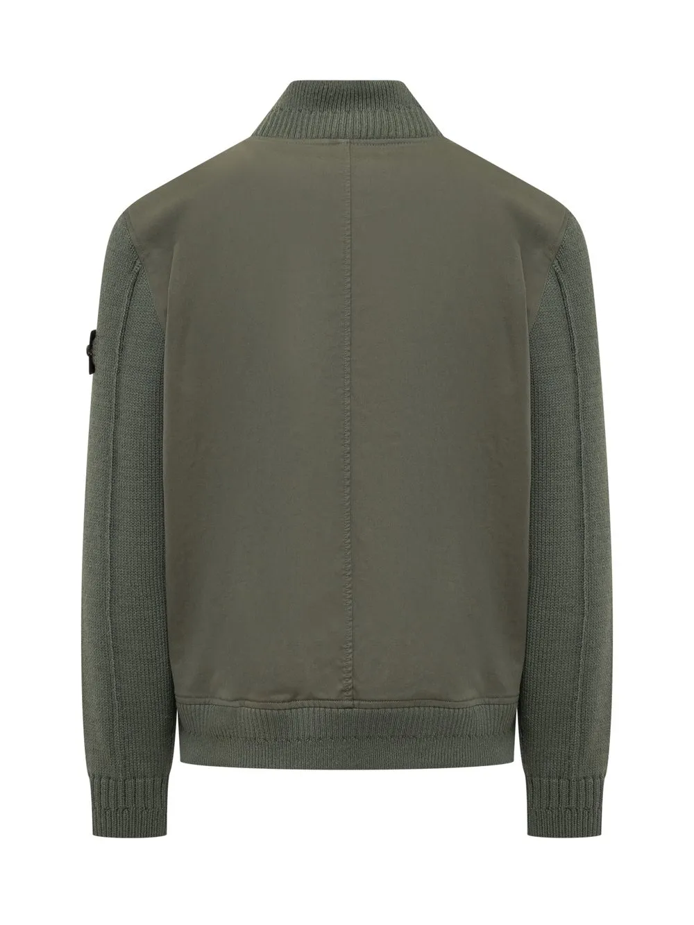 STONE ISLAND Bomber con Maniche in Maglia  