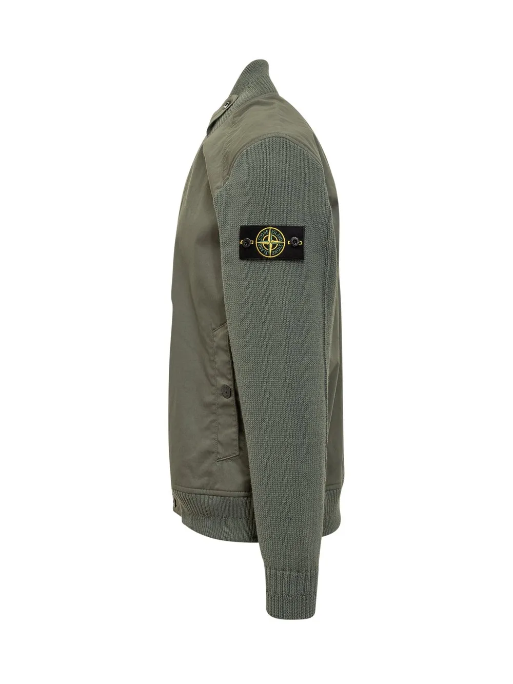 STONE ISLAND Bomber con Maniche in Maglia  