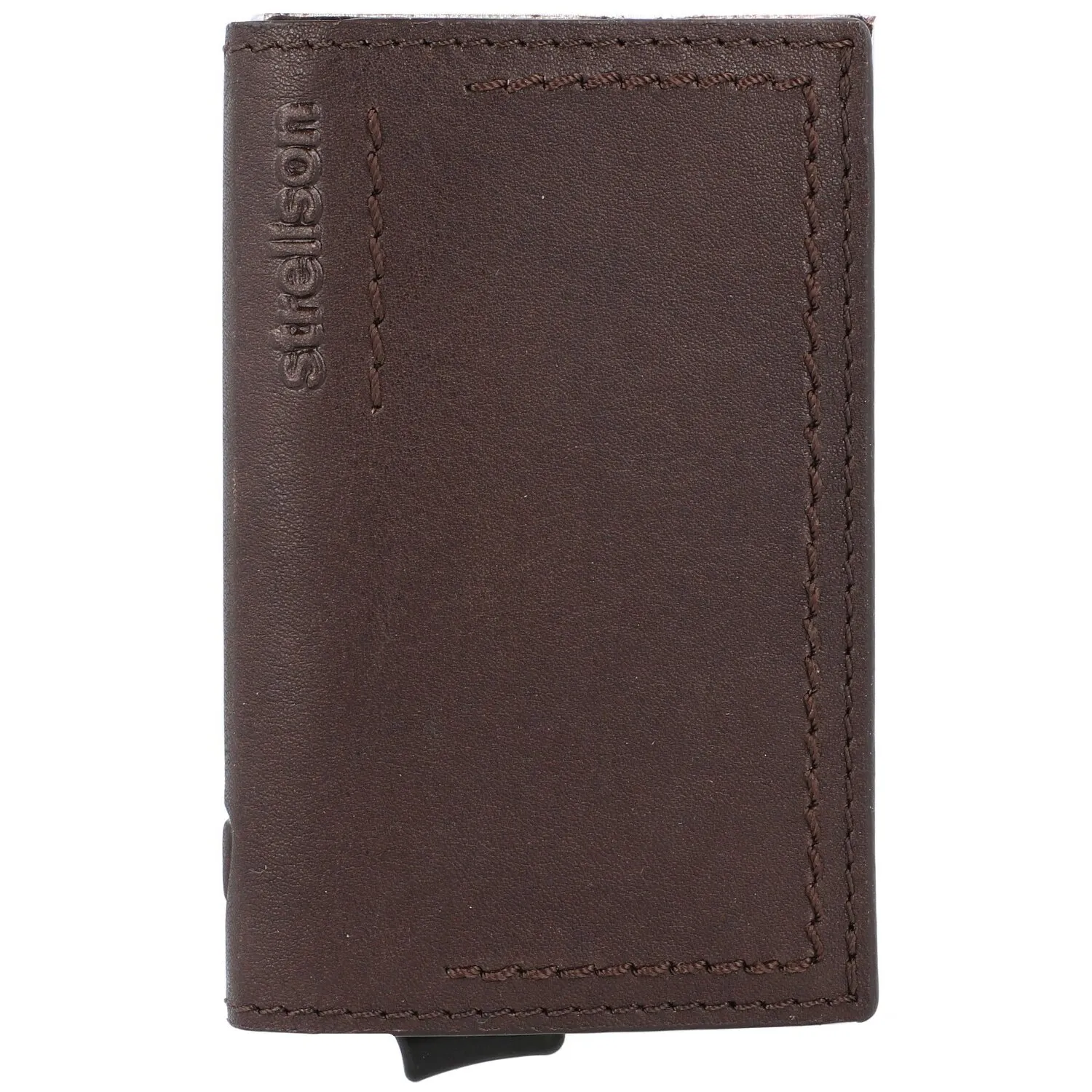 Strellson Norton c-one Custodia per carte di credito RFID in pelle 7 cm