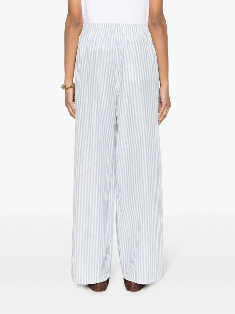 Striped `Chic Taffetas` Palazzo Pants