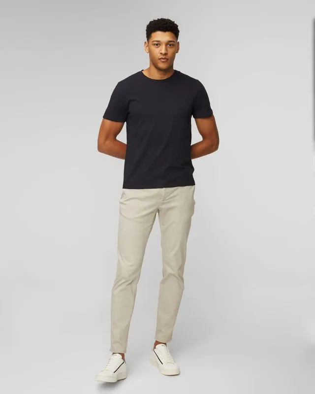 T-shirt blu scuro da uomo Dondup