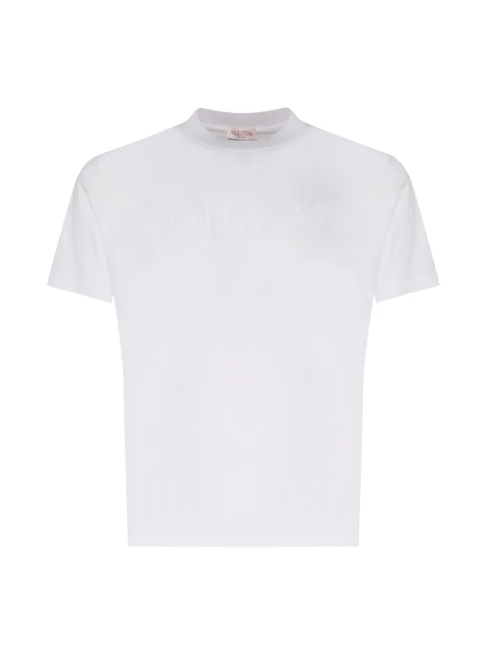 T-SHIRT IN COTONE CON LOGO LETTERING
